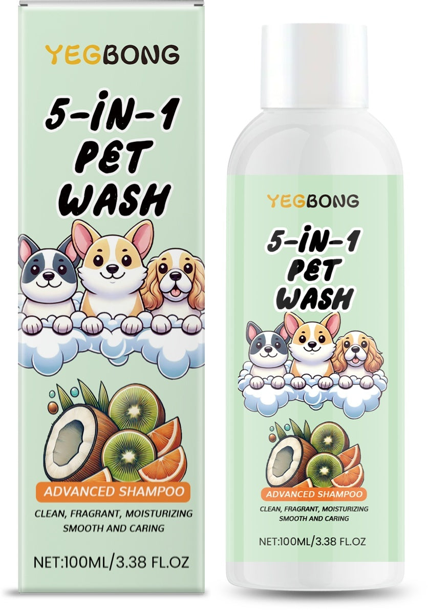 Pet Shampoo – Gentle & Natural Hair & Skin Care for Dogs & Cats | Soothing & Refreshing Bath