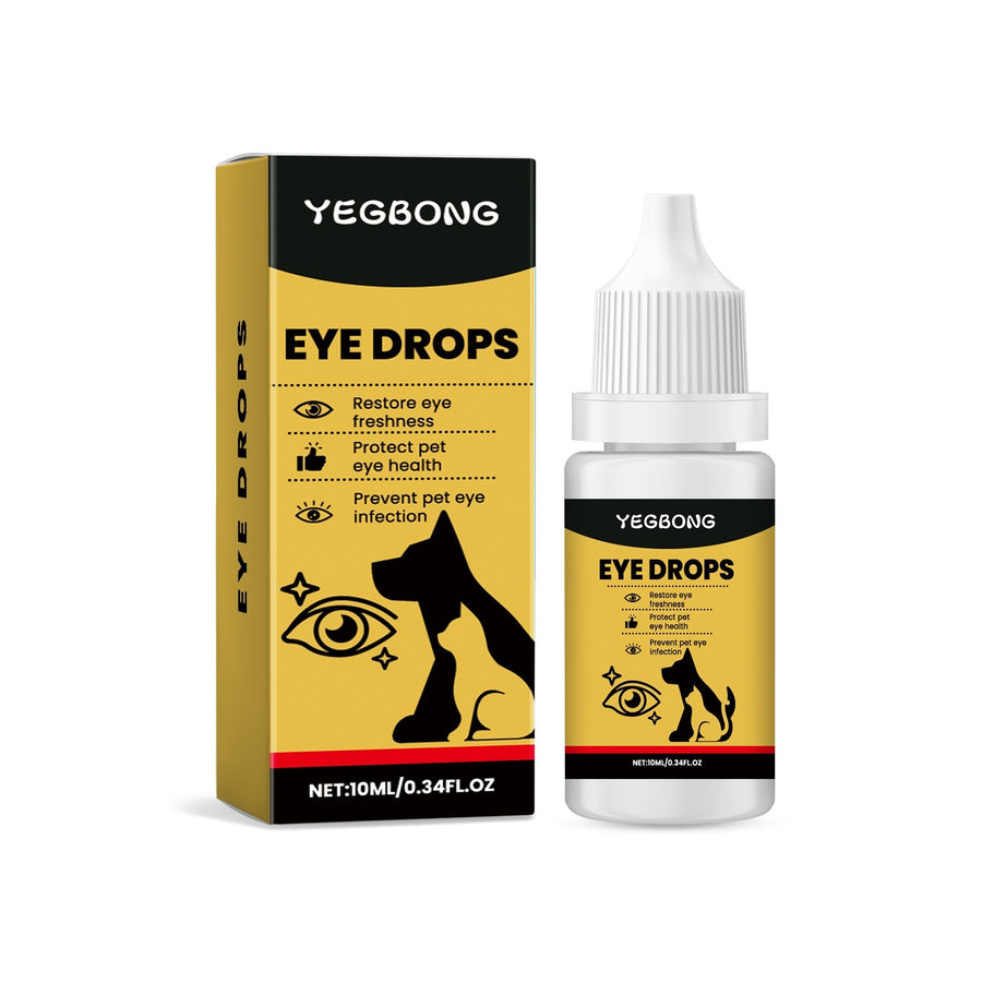 Pet Eye Drops with Peppermint & Hyaluronic Acid – Soothing & Hydrating Eye Care for Dogs and Cats