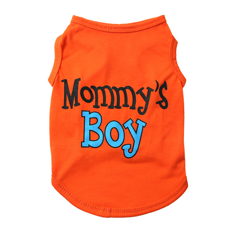 Mommy’s Boy Dog Shirt – Cute Pet T-Shirt Outfit