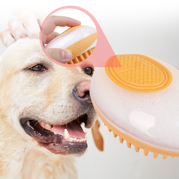 2-in-1 Pet Bath & Massage Brush