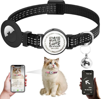 QR Code Pet Collar – Anti-Lost Tracking & Real-Time Positioning for Dogs & Cats