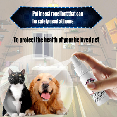 Yegebang Pet Care: Deworming, Flea & Tick Removal, and Itching Relief Spray for Cats & Dogs