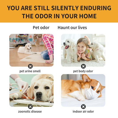 Yegebang Pet Fabric Deodorizer Spray – Long-Lasting Indoor Air Freshener & Odor Eliminator for Homes with Pets