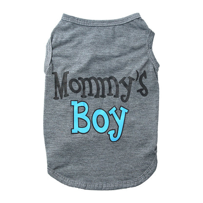 Mommy’s Boy Dog Shirt – Cute Pet T-Shirt Outfit