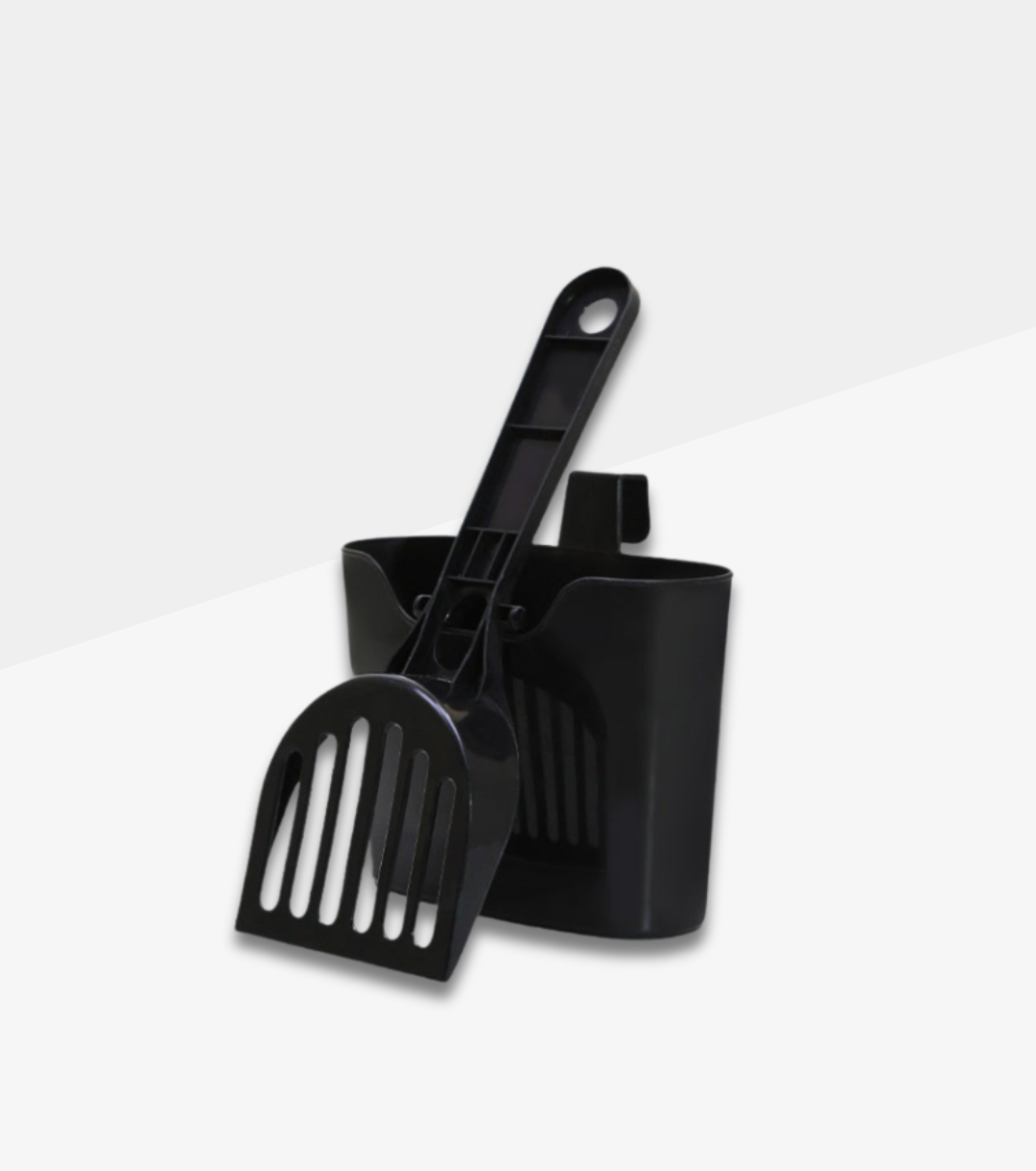 Cat Litter Scoop with Holder – Large Mesh Scoop with Long Handle