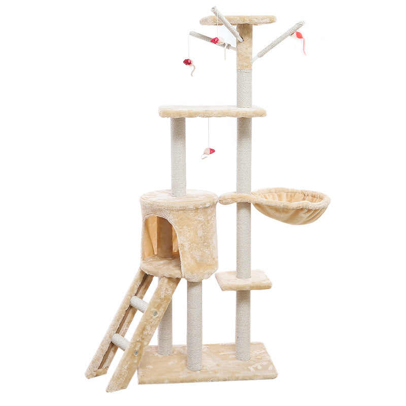Multi-Level Cat Tree Tower – Cat Climbing House with Scratching Posts