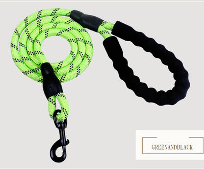 Strong Reflective Dog Leash Rope for Walking & Training – Nylon Pet Lead for All Sizes