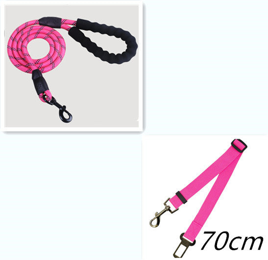 Strong Reflective Dog Leash Rope for Walking & Training – Nylon Pet Lead for All Sizes