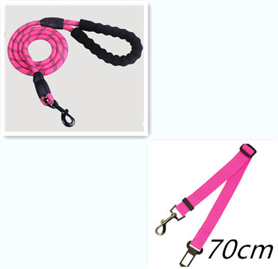 Strong Reflective Dog Leash Rope for Walking & Training – Nylon Pet Lead for All Sizes