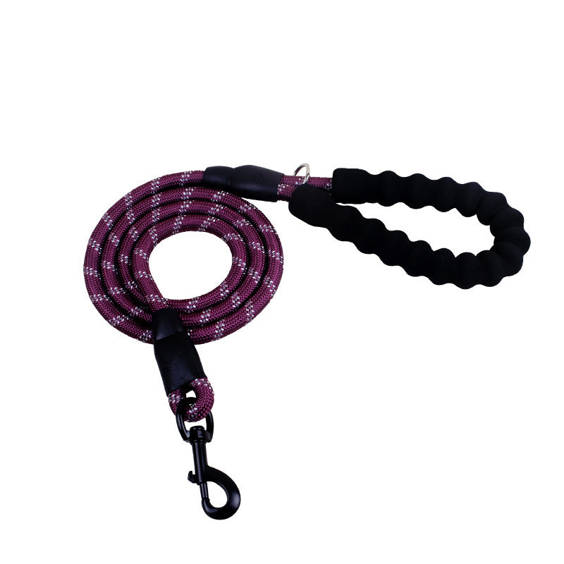 Strong Reflective Dog Leash Rope for Walking & Training – Nylon Pet Lead for All Sizes