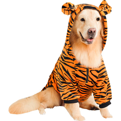 Tiger Pet Costume for Dogs – Golden Retriever Outfit