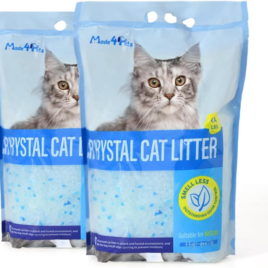 Crystal Cat Litter – No Caking, Odor Control, Low Dust & Lightweight for Easy Cleaning
