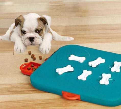 Pet Treasure Hunt Puzzle Toy – Interactive Food Spill Game for Dogs & Cats