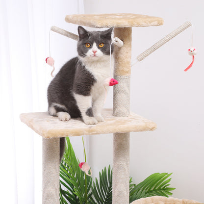 Multi-Level Cat Tree Tower – Cat Climbing House with Scratching Posts