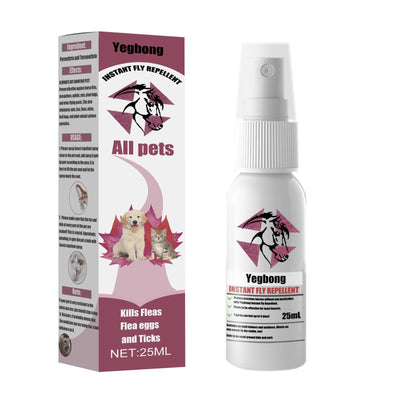 Yegebang Pet Care: Deworming, Flea & Tick Removal, and Itching Relief Spray for Cats & Dogs