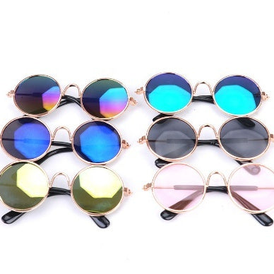 Round Pet Sunglasses – Cat & Small Dog Fashion Glasses