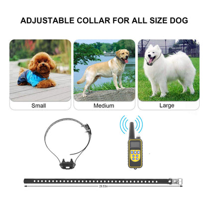Dog Training Collar with Remote – IP67 Waterproof 875 Yards Range