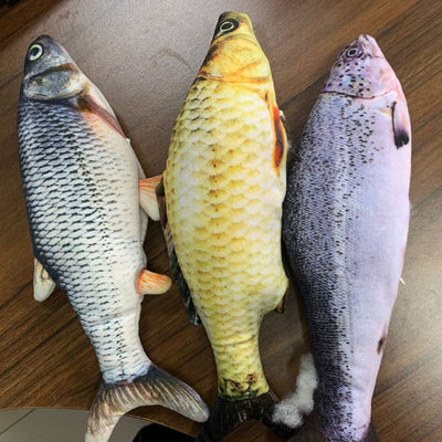 Without Catnip Electric Jumping Fish Toy – Realistic Simulation for Cats