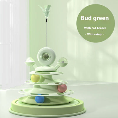 Four-Layer Turntable Cat Toy