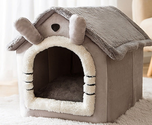 Self-Warming Plush Pet Bed