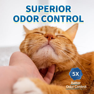 Crystal Cat Litter – No Caking, Odor Control, Low Dust & Lightweight for Easy Cleaning