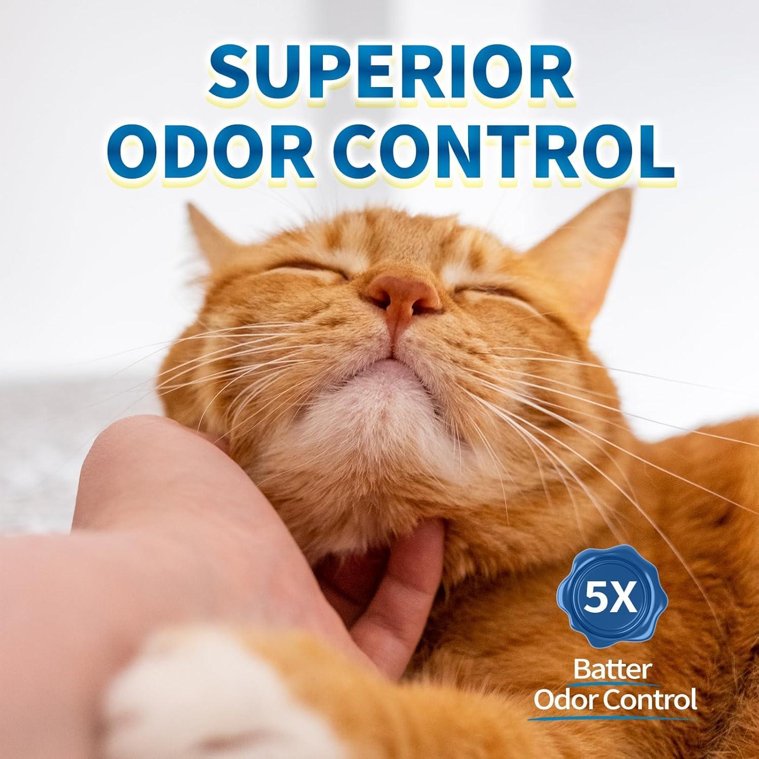 Crystal Cat Litter – No Caking, Odor Control, Low Dust & Lightweight for Easy Cleaning