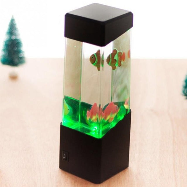 LED Jellyfish Night Light – Color Changing Aquarium Lamp