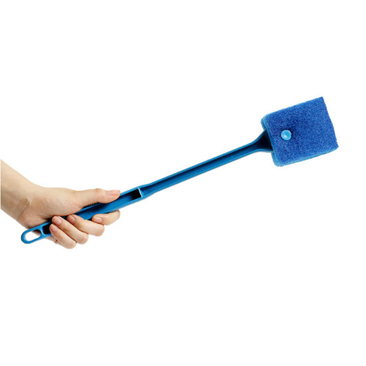 Long Handle Aquarium Scrubber – Double-Sided Fish Tank Cleaning Brush