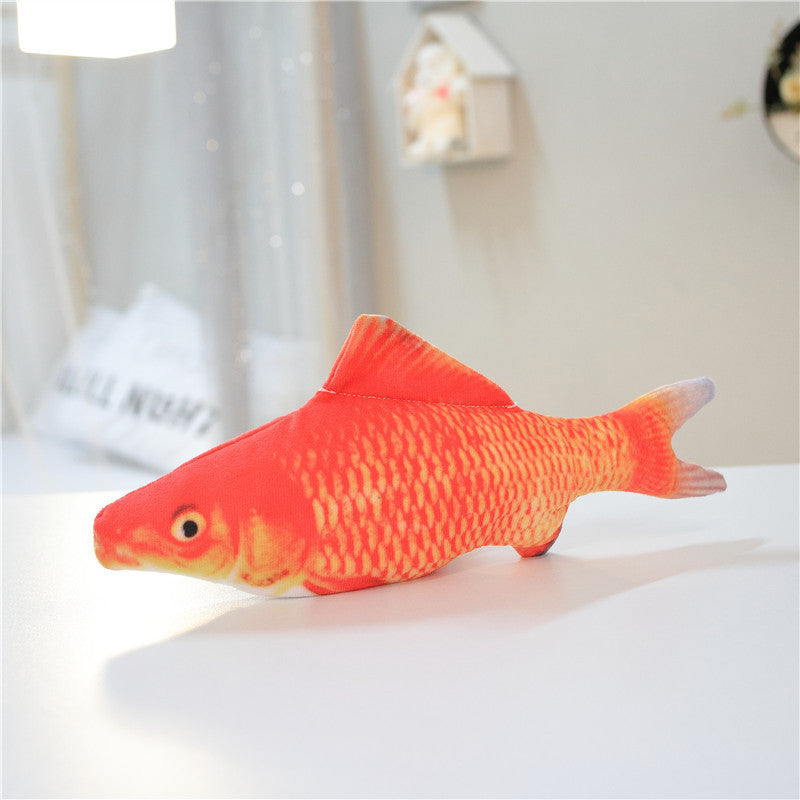 Without Catnip Electric Jumping Fish Toy – Realistic Simulation for Cats