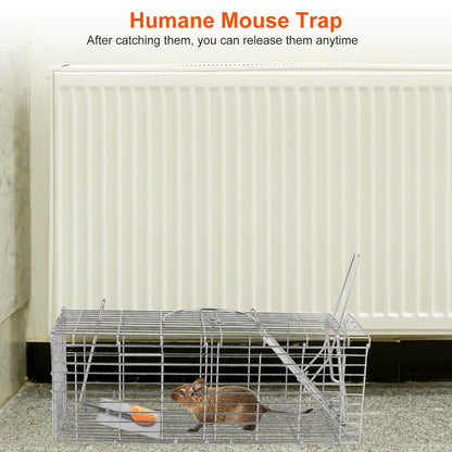 Humane Reusable Mouse Trap Cage – Safe Live Catch Rodent Trap
