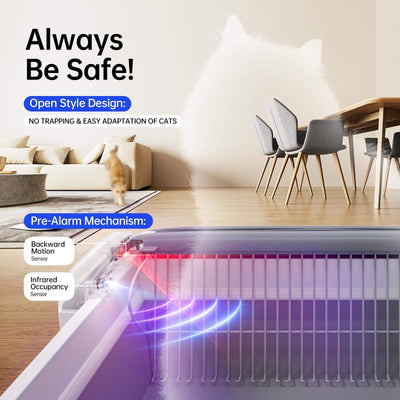 Automatic Cat Litter Box – Self-Cleaning, Smart Open Design for Hassle-Free Cat Care