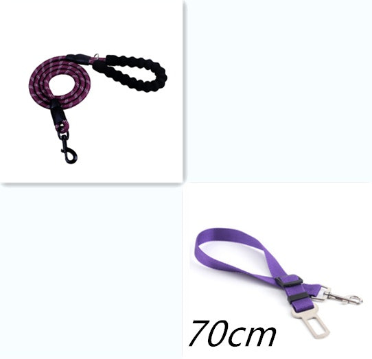 Strong Reflective Dog Leash Rope for Walking & Training – Nylon Pet Lead for All Sizes
