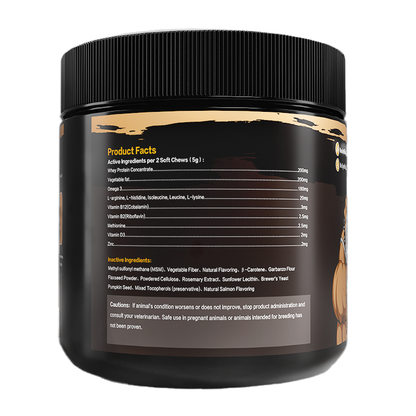 Muscle Gain Chews for Dogs – High Protein Soft Chew Muscle Builder Supplement