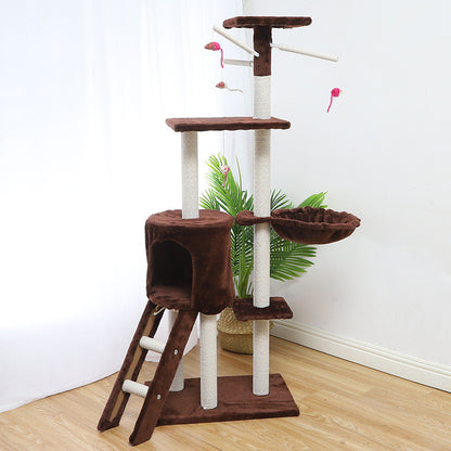 Multi-Level Cat Tree Tower – Cat Climbing House with Scratching Posts