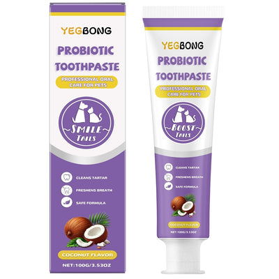 Pet Probiotic Toothpaste – Natural Oral Care for Dogs & Cats | Fresh Breath & Healthy Teeth