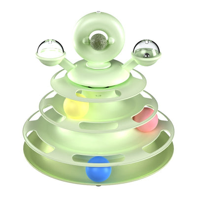 Four-Layer Turntable Cat Toy