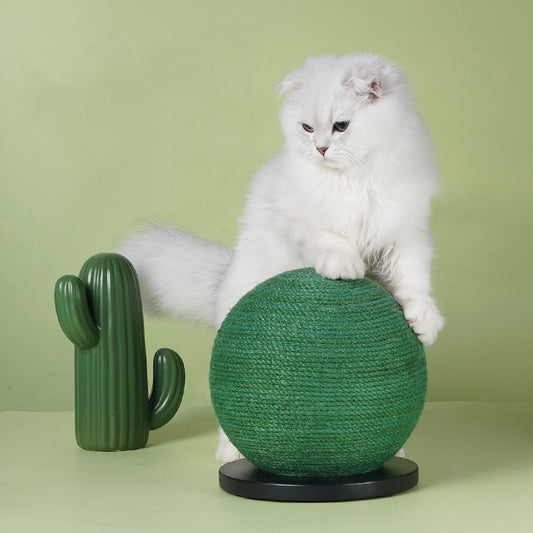 Cactus Cat Scratching Ball – Sisal Claw Grinder Toy