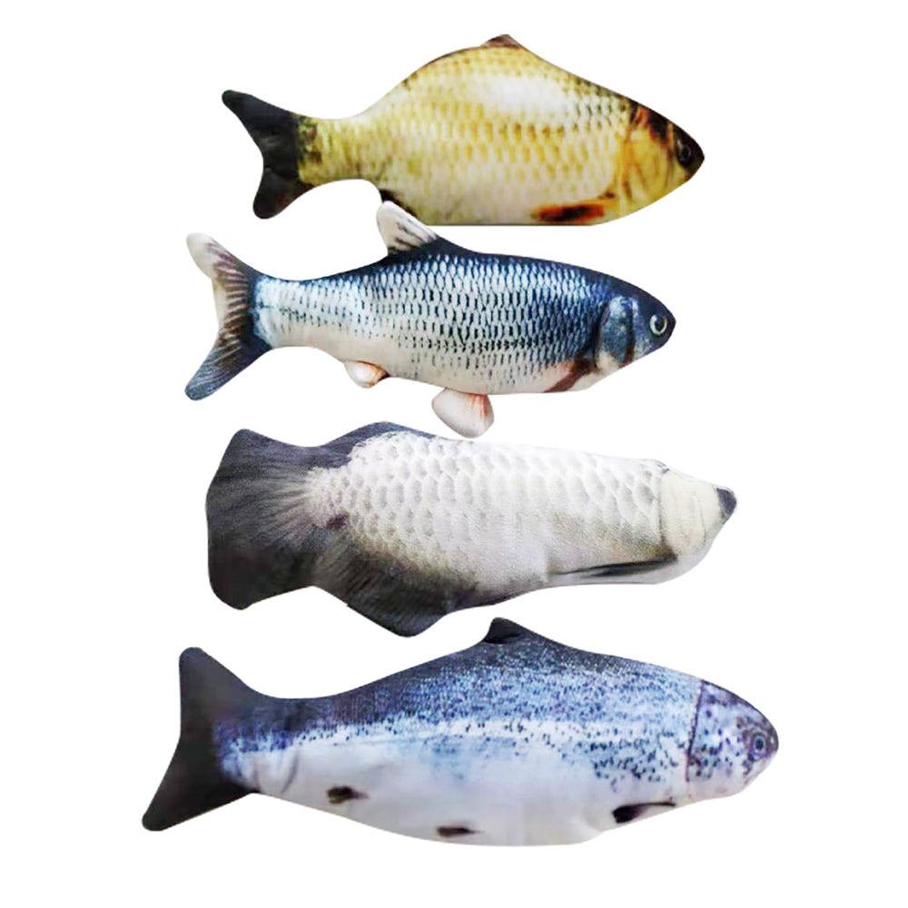 Without Catnip Electric Jumping Fish Toy – Realistic Simulation for Cats