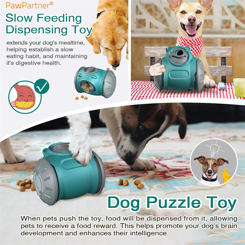 Interactive Dog & Cat Treat Dispenser Toy – IQ Puzzle Slow Feeder