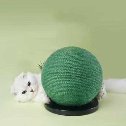 Cactus Cat Scratching Ball – Sisal Claw Grinder Toy