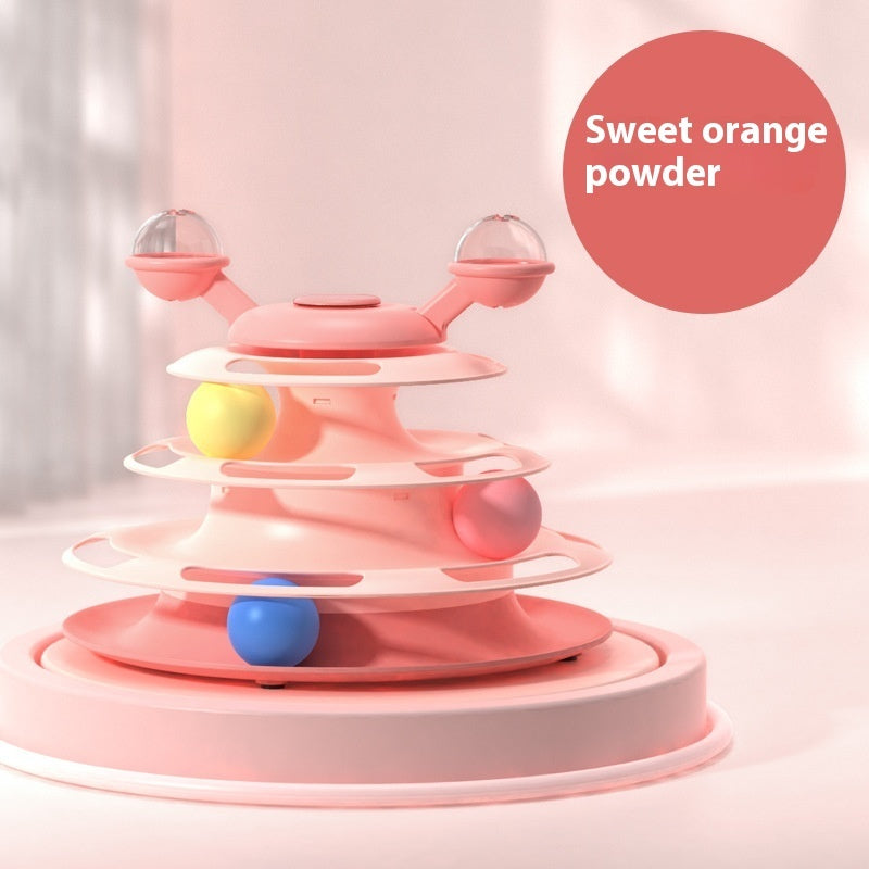 Four-Layer Turntable Cat Toy