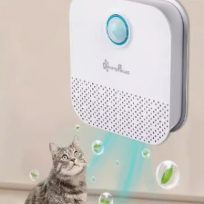 DownyPaws Smart Cat Litter Box Odor Purifier – 4000mAh Rechargeable Deodorizer