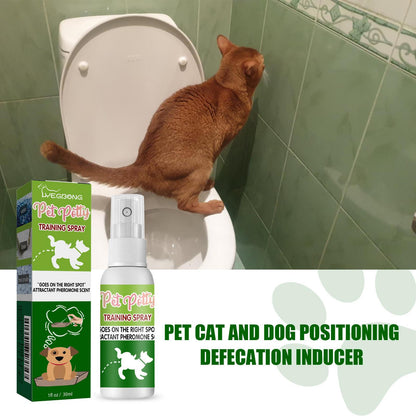 Pet Potty Training Spray – Dog & Cat Toilet Trainer