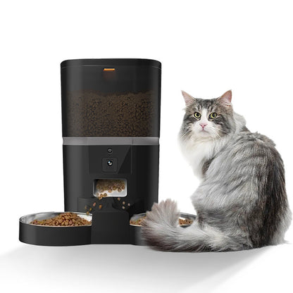 Smart Automatic Pet Feeder with Camera – WiFi Dog & Cat Food Dispenser