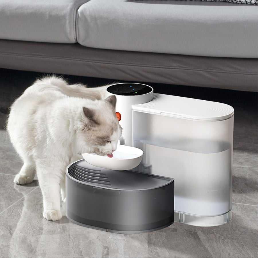 Smart Pet Water Fountain – 3L Cordless Automatic Cat & Dog Water Dispenser with Touch Control & Adjustable Flow