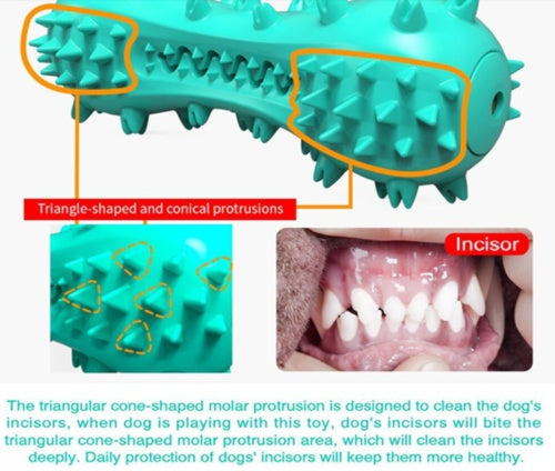 Durable Rubber Dog Chew Toy – Molar Stick for Aggressive Chewers | Oral Health & Teeth Cleaning