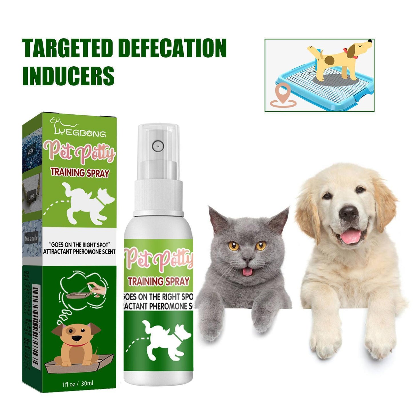 Pet Potty Training Spray – Dog & Cat Toilet Trainer