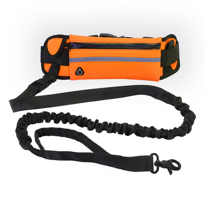 Hands-Free Dog Leash with Bungee – Running Waist Belt for Large Dogs
