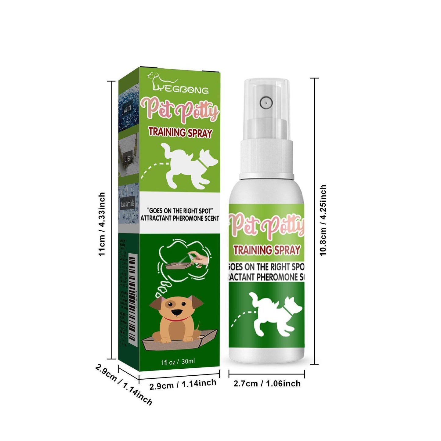 Pet Potty Training Spray – Dog & Cat Toilet Trainer
