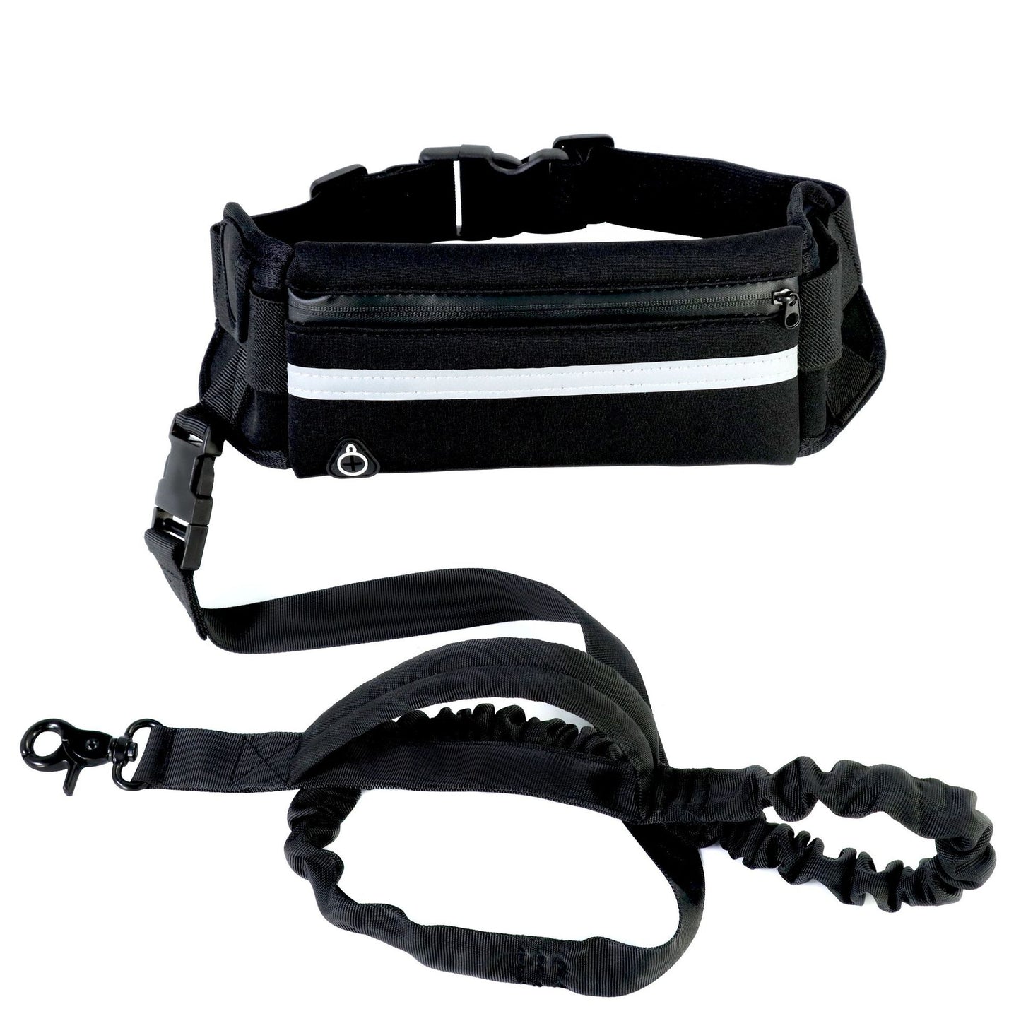 Hands-Free Dog Leash with Bungee – Running Waist Belt for Large Dogs